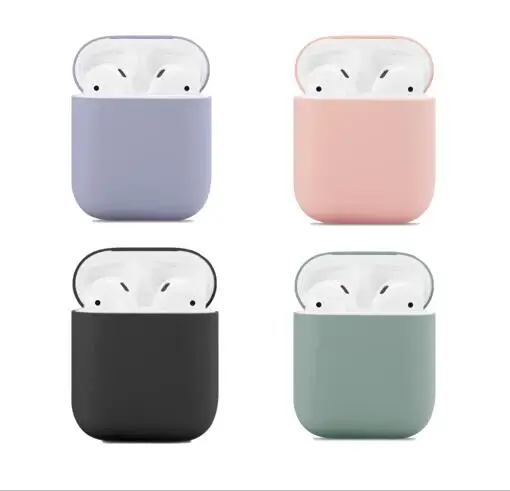 100Pcs/Lot Silicone Case For Apple Airpods 1/2