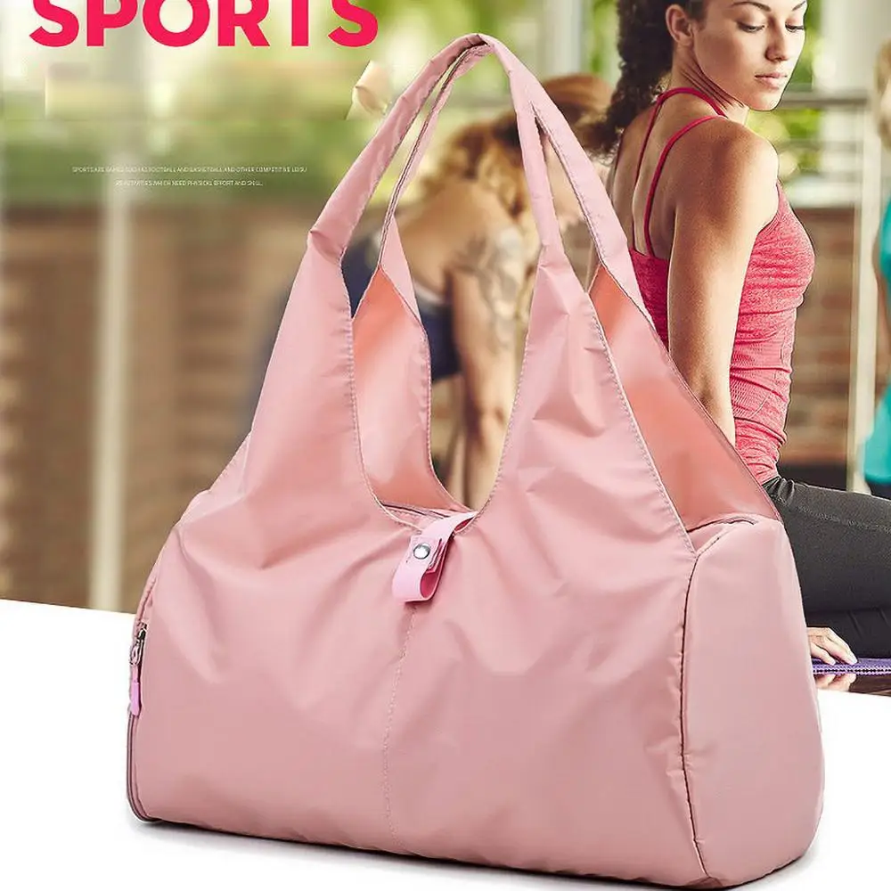 New Mini Simple Solid Shoe Position Dry Wet Separation Yoga Fitness Bag Large Capacity Sport Bags High Quality Popular Hot Sales