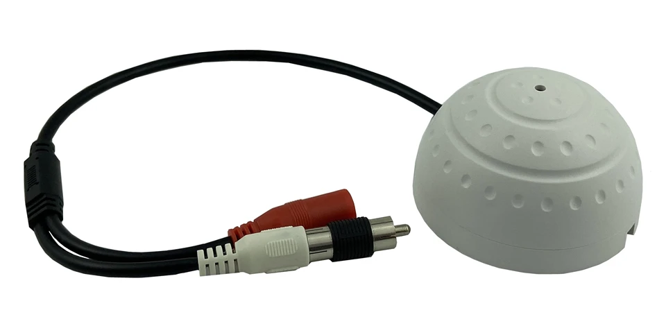 Микрофон звукосниматель микрофон RCA для IP аудио камеры чувствительность Отрегулируйте двойное усиление DC 6-12 В для 5-50 ㎡ наблюдения специальный