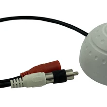 Микрофон звукосниматель микрофон RCA для IP аудио камеры чувствительность Отрегулируйте двойное усиление DC 6-12 В для 5-50 ㎡ наблюдения специальный