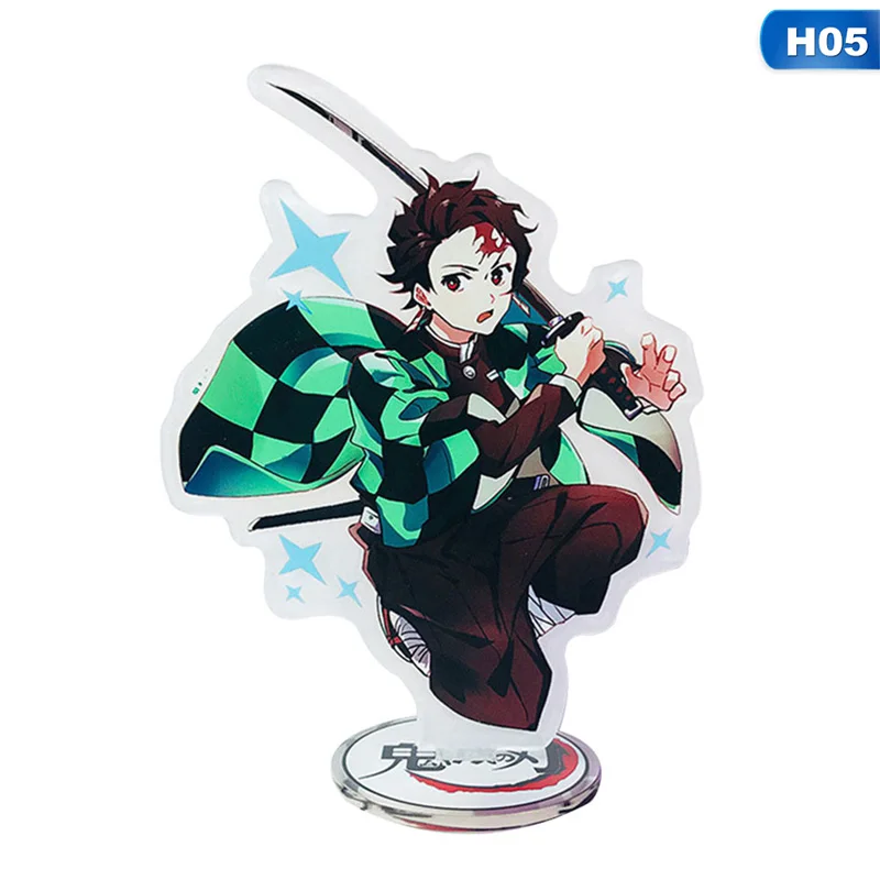 5 Аниме Demon Slayer: Kimetsu No Yaiba Kamado Tanjirou Kamado Nezuko Косплей фигурка на акриловой подставке модель тарелка настольная Декор Рождественский подарок - Цвет: 5