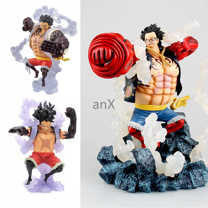 

18 CM Anime One Piece King of Artist The Snake Man Luffy Snakeman One Piece Monkey D Luffy Gear 4 Figure PVC Collectible Toys