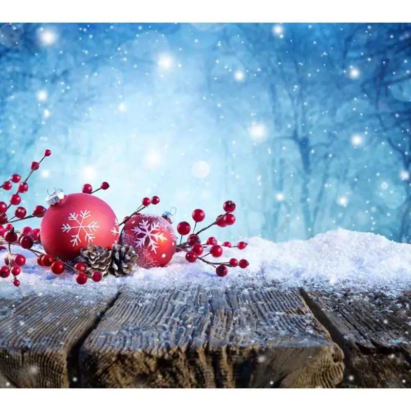 Рождественский фон зима снег дерево подарок деревянная доска фотография Фон Фотостудия фотосессия реквизит домашний декор - Цвет: H 150x90cm