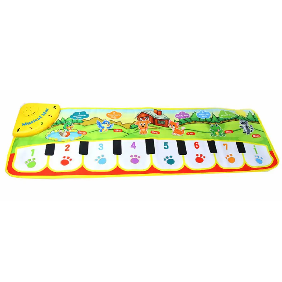 Музыкальный Игровой коврик, игровой коврик, животные, звуковой коврик для детей раннего возраста, ползающий ковер, фортепиано, музыка, ковер, игрушки для детей