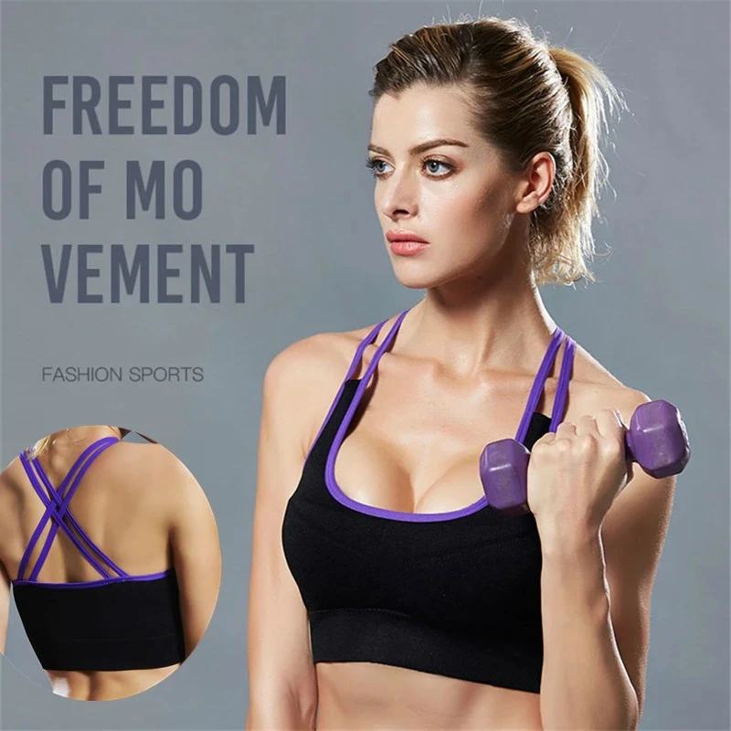 Купить Спортивный Бюстгальтер Для Фитнеса Большого Размера