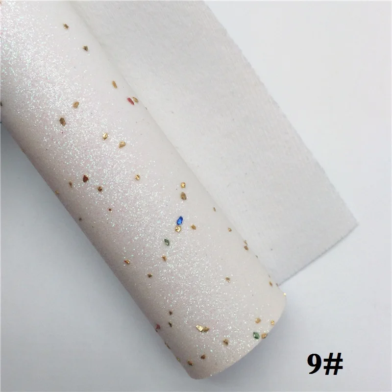 Glitterwishcome 21X29 см A4 Размер посыпать блестящая кожа, блестящая кожа, искусственная из искусственной кожи Ткань Винил для бантов, GM624A - Цвет: 9