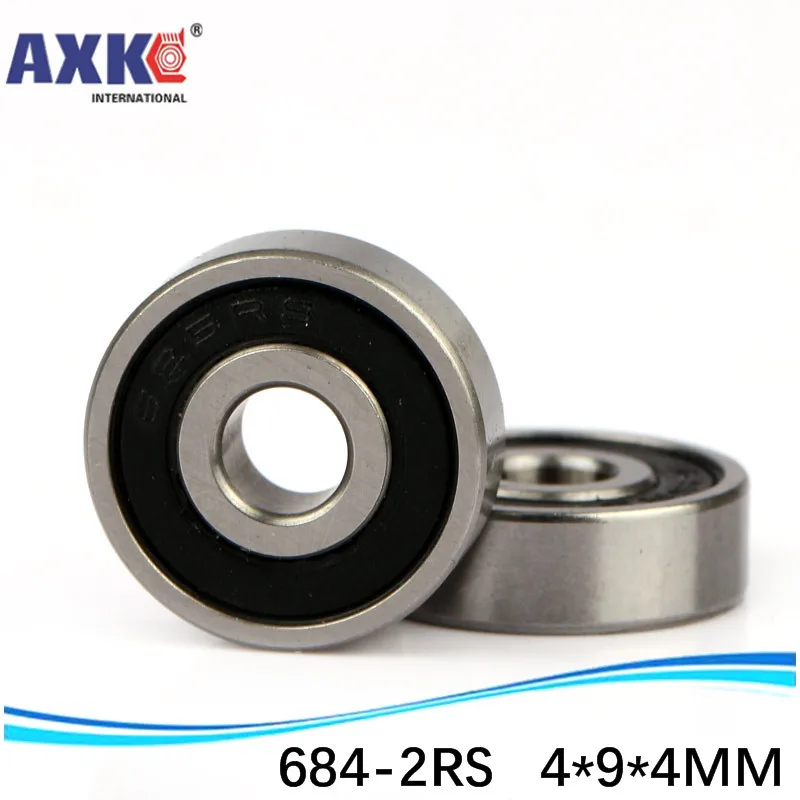 

10pcs free shipping thin wall deep groove ball bearing 684-2RS 4*9*4 mm ABEC-5
