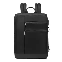 Деловой рюкзак, ткань Оксфорд, дышащий, переносной, USB, рюкзак, модный, для путешествий, для улицы, сумка для компьютера, одноцветная