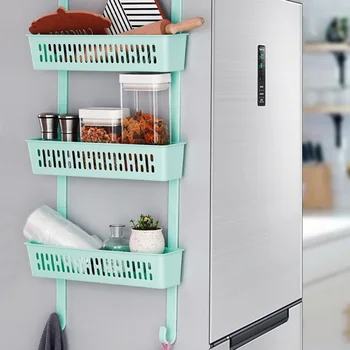 

Refrigerator Rack Side Shelf Sidewall Holder Multifunctional Kitchen Organizer Household Multi-layer Fridge Storage Holders