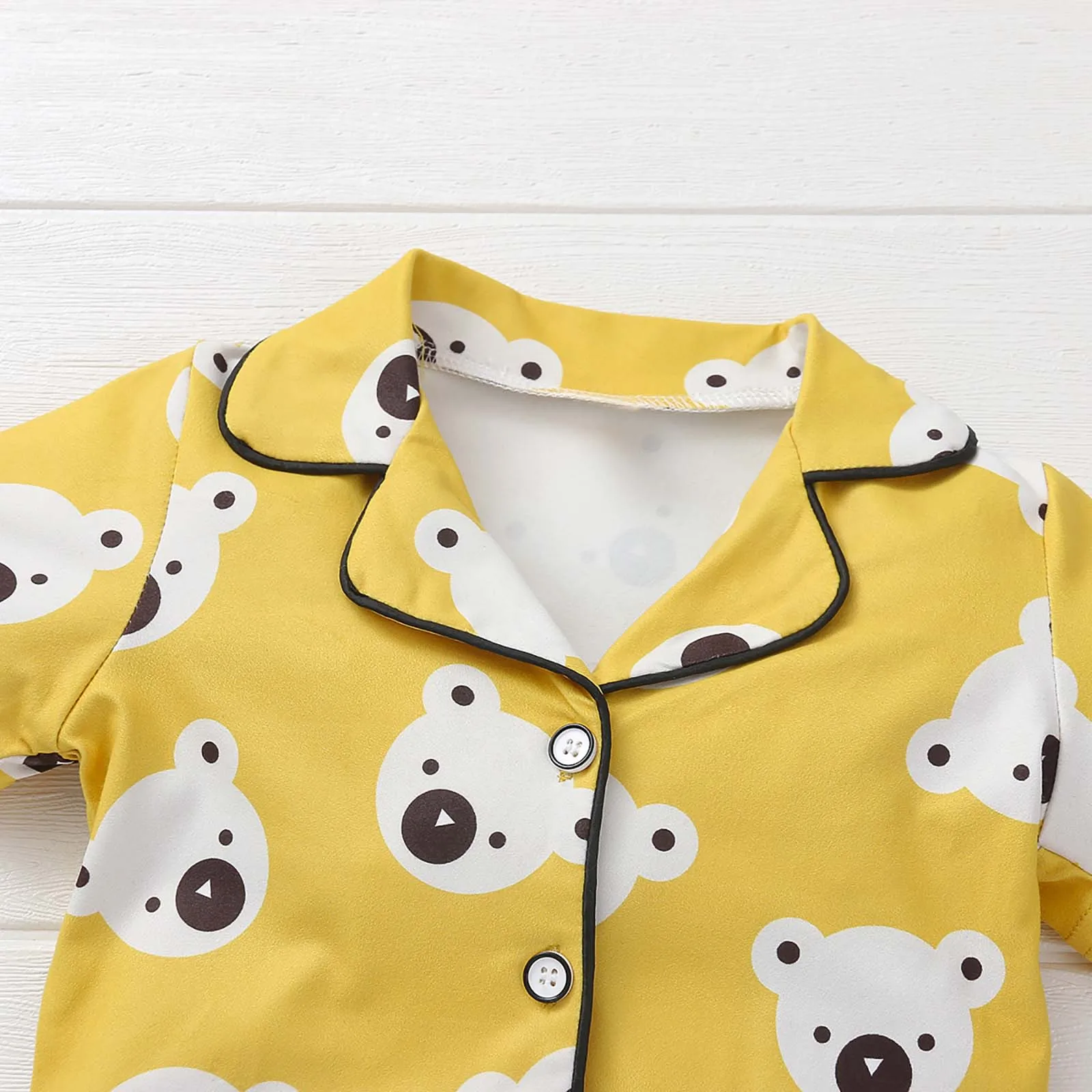 Newborn Baby Boys Girls Short Sleeve Cartoon Blouse Tops+Shorts Sleepwear Pajamas Kids Pajama Sets Summer Home Sleeping Clothes