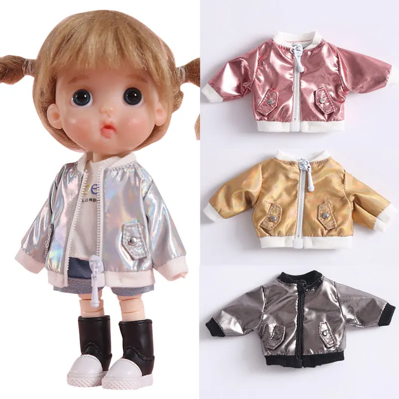 Детская одежда Ob11 лазерная куртка 1/8 Детское пальто BJD простые Молли круглая