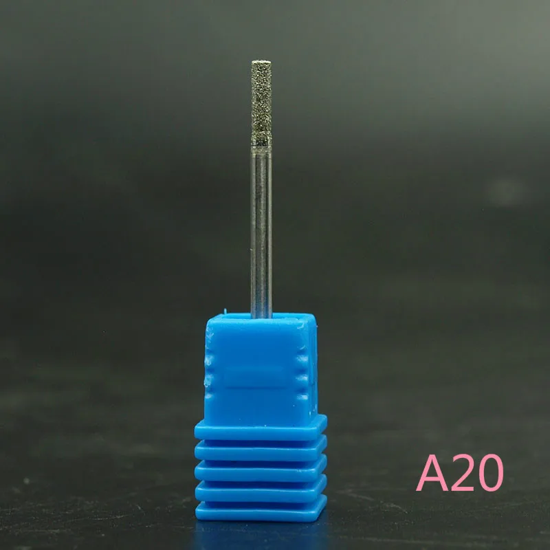 EasyNail 3/3" Алмазная дрель для ногтей Фрезерный резак для ногтей электрическое сверло для ногтей для маникюра Сверла Биты-аксессуары сверло для ногтей - Цвет: A20