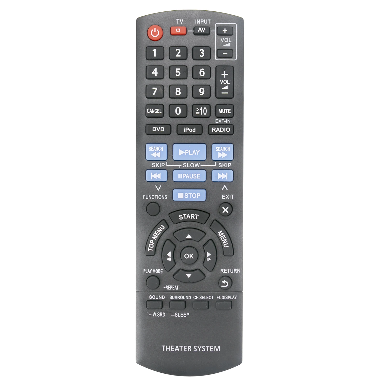 

New N2QAYB000702 remote control fit for Panasonic DVD Home THeater Sound SyStem SCXH170 SAXH170 SC-XH170 SA-XH170