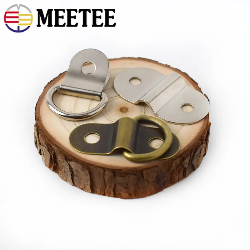 Металлическая D образная Пряжка Meetee 10/30 шт. U образные зажимы свод моста для сумок
