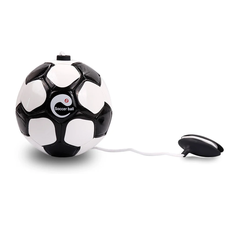 Ballon de football avec corde pour débutant, 1 pièce, taille 2, équipement d'entraînement, Standard, pour la profession officielle
