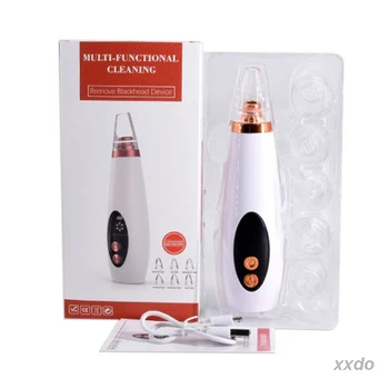 

Mini Handheld Electric Facial Vacuum Suction Rechargeable Pore Cleaner Face Cleansing Blackhead Removal Acne Treatment E