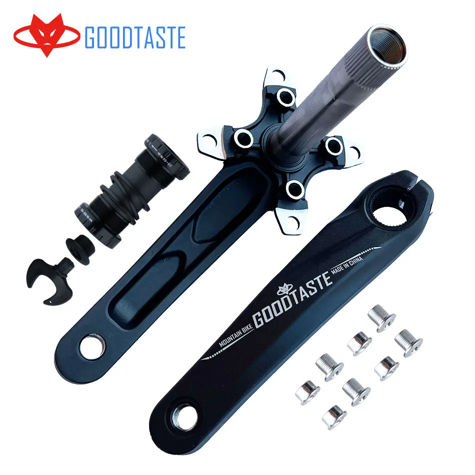 Goodtaste части Алюминиевый CNC светильник вес коленчатый набор горный велосипед MTB
