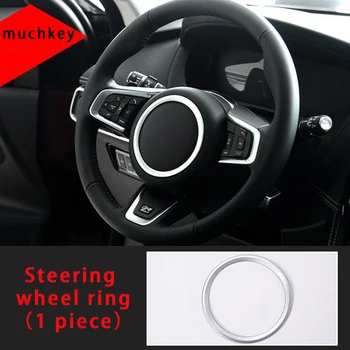 

For Jaguar f-pace Steering wheel ring chrome molding trim 1pc