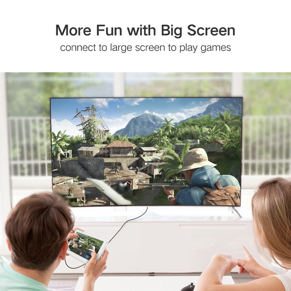 Kebidu Универсальный 1080P Micro USB к HDMI кабель HDTV адаптер 1 5 м аудио для Xiaomi Meizu Samsung HTC LG