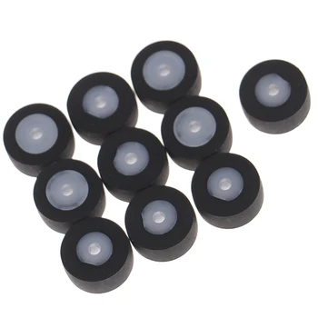 

10pcs High Quality Practical 1.8x5x11.5mm Pressure Pinch Roller Card Seat Audio Belt Pulley White Core