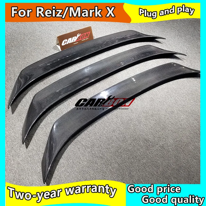 

For Carbon fiber spoiler for Toyota Reiz 2013-2019 Mark X Carbon fiber spoiler