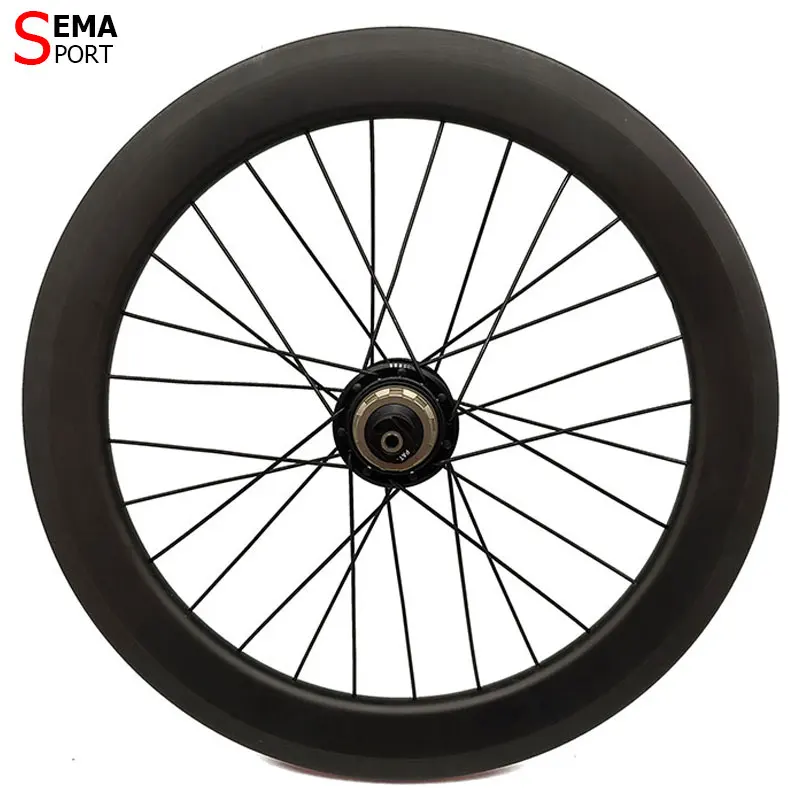 Комплект колес из углеродного волокна 16in349 Brompton SEMA 3 Спицы trispoke Hubsmith 2speed fnhon
