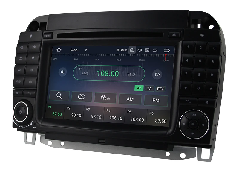 Top 4+64G Android 9.0 Car DVD GPS player For Mercedes Benz S-Class W220 W215 S280 S320 S400 S500 Radio SD Octa Core 4G RAM Navi USB 10