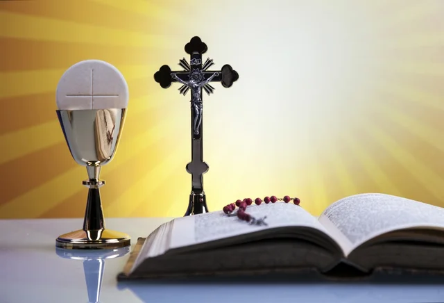 Laeacco Christian Holy Bible Baptism Ceremony Church Party Decor Portrait Photography Background Photo Backdrop For Photo Studio NBK38834