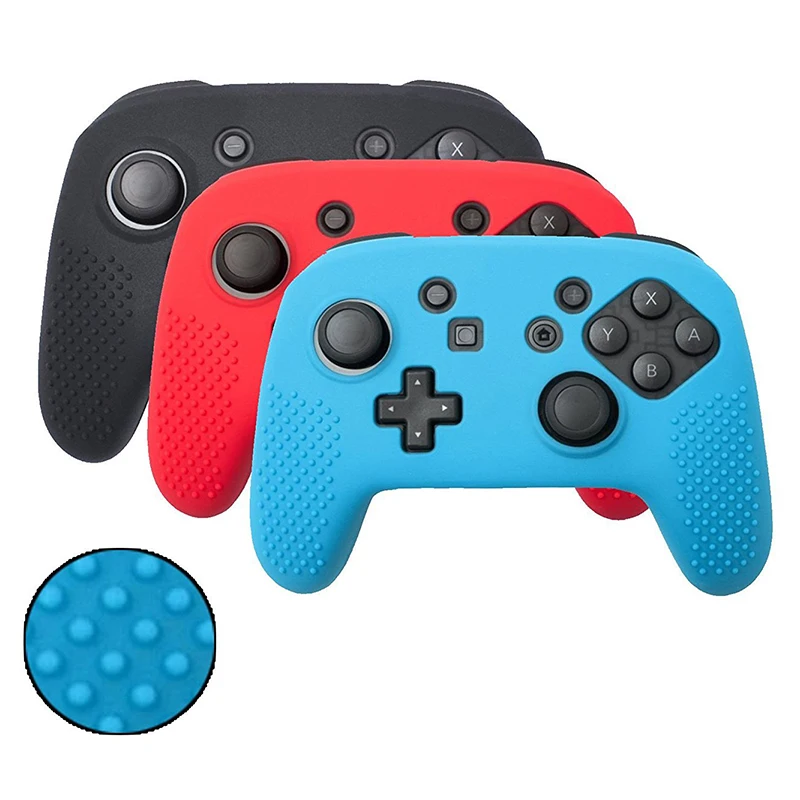 Силиконовый чехол, защитный чехол для nintendo Switch Pro, джойстик, гелевый резиновый чехол