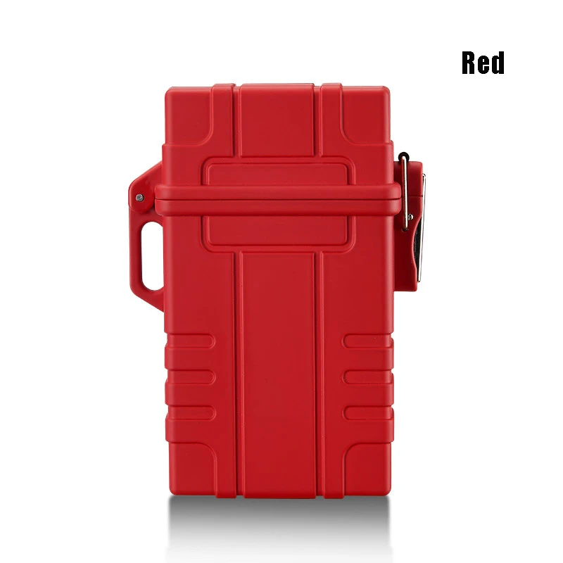 Red Электронные гаджеты постоянный Матч Зажигалка металла для сигарет; защита от ветра Электронная зажигалка - Цвет: Red