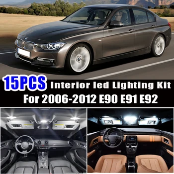 

15pc X Error free E90 E91 E92 LED Interior Light Kit for 2006-2009 2010 2011 2012 bmw 3 series 325i 328i 330i 335i M3