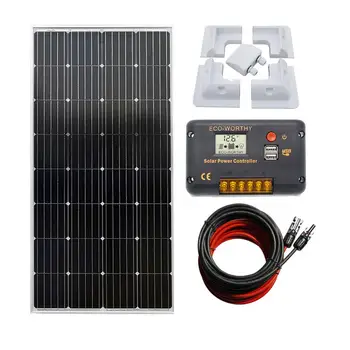 

ECO-WORTHY 100W/120W/150W mono solar panel kit for rv home