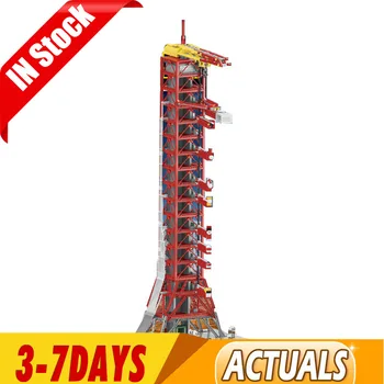 

IN STOCK Star Toys Wars Space Series Apollo Saturn V Launch Umbilical Tower Technic Building Blocks Bricks Gift Kid