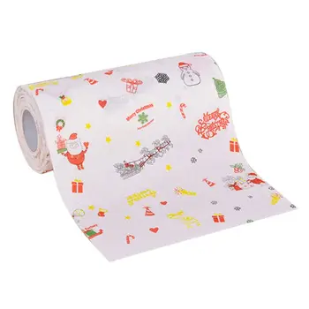 

Christmas Kitchen Paper Towel Roller Cartoon Elk Santa Snowman Cleaning Tissure 2