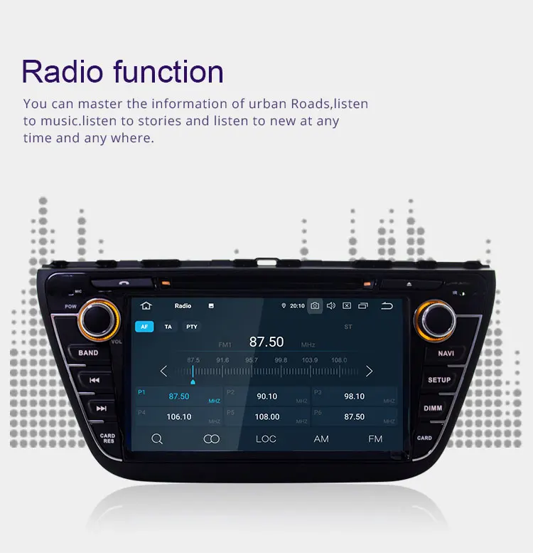 Clearance TOPBSNA 8 inch Android 9.0 Car DVD Player For Suzuki SX4 S-Cross 2014 2015 2016 WIFI Multimedia GPS Stereo 2 Din Car Radio Audio 4