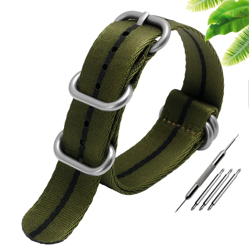 A9silver clasp Натовский нейлоновый ремешок для часов для OMG консервированный 007 браслет разноцветный мягкий шелковистый браслет 20 мм 22 мм мужской ремень - Цвет ремешка: A9silver clasp