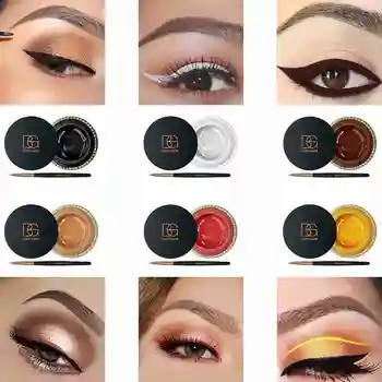 

Beauty Glazed Colourful Gel Eyeliner Makeup Long-lasting Smudge-proof Creamy Eyeliner Water-resistant Eyeliner Cream