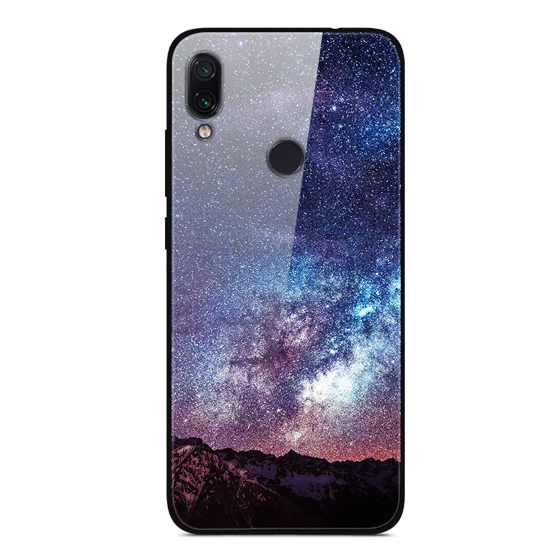 Закаленное покрытие для Xiaomi Redmi 5 5 plus, чехол для Xiaomi Redmi 7, чехол для Redmi 7A, стеклянный чехол для Redmi 6 6A, чехол Fundas Star