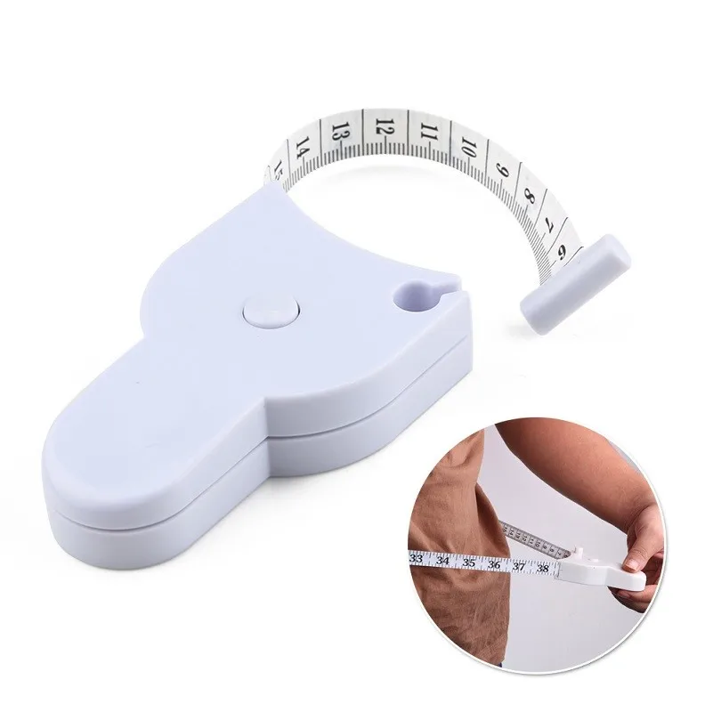 150cm Measuring Tape Retractable Sewing Body Measure Tool Fitness Tester 