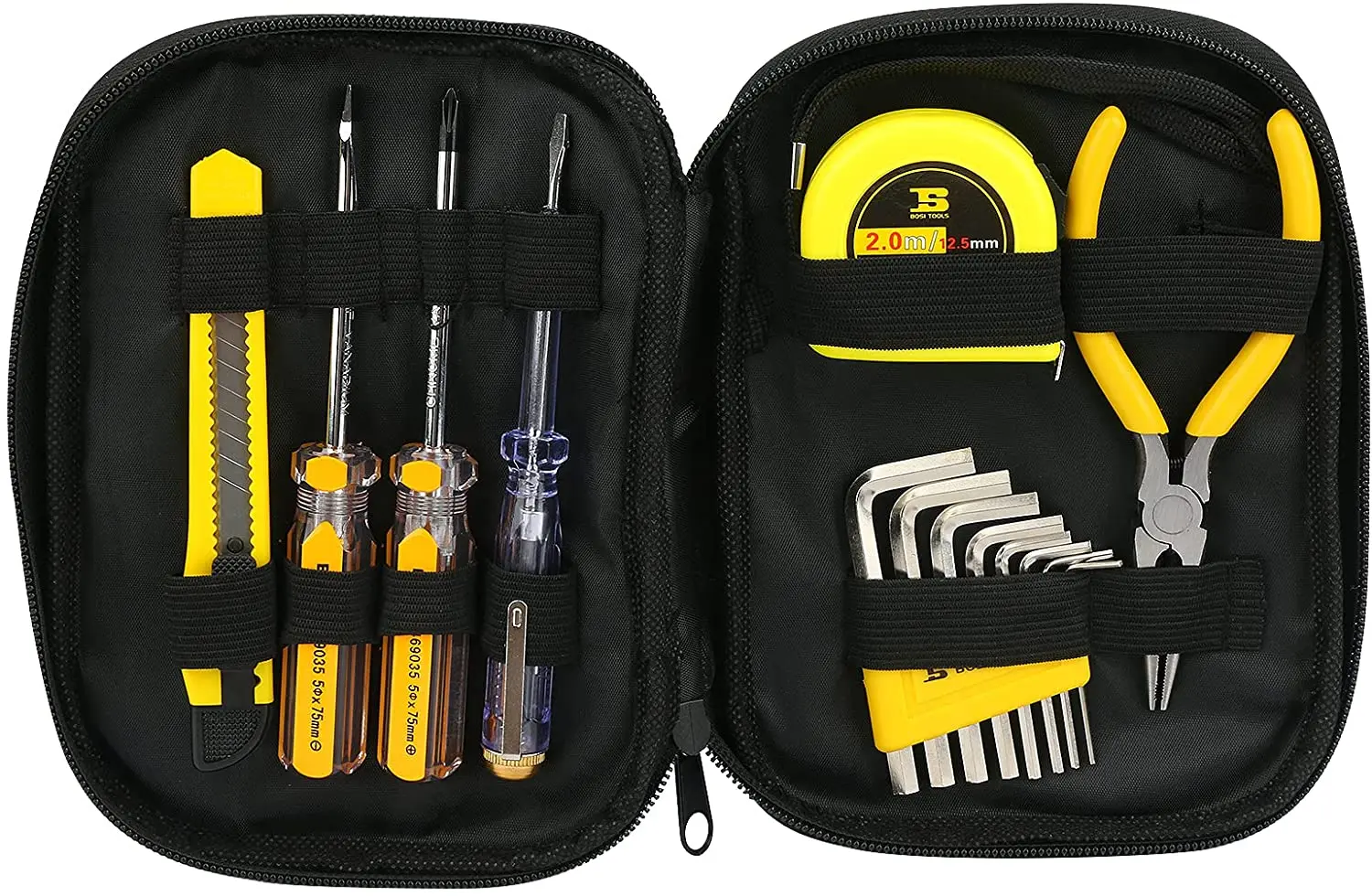 15 Pcs Electrician Tool Kit Basic Household Tool Kit Repair Tool Set