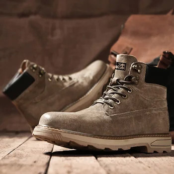 

Men Boots Men Safety Shoes Comfortable Men Safety Work Shoes Outdoor Non-slip Boots