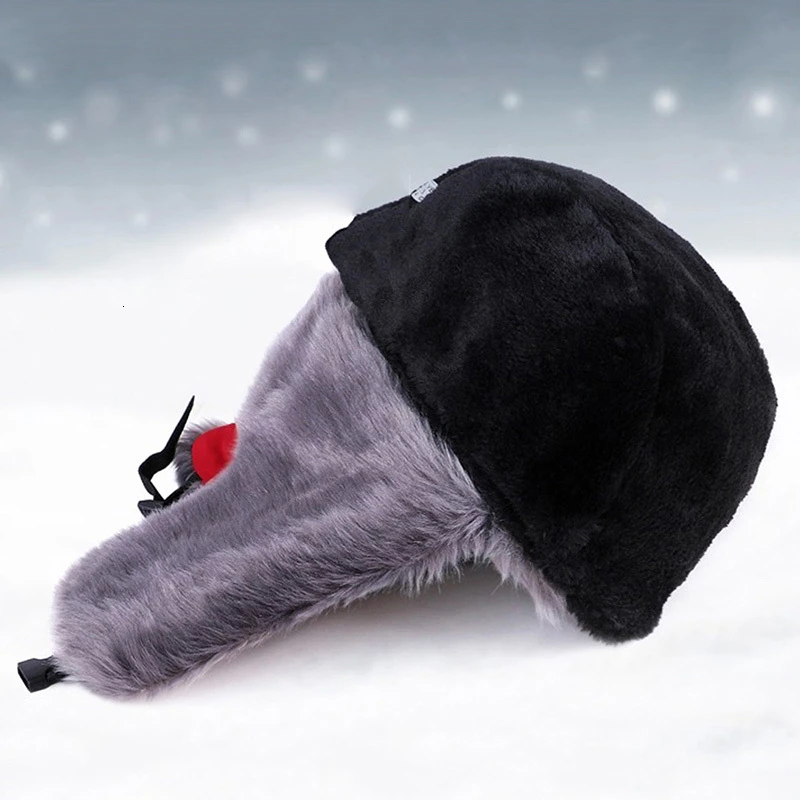 Зимняя кепка для пеших прогулок, ветрозащитная Лыжная шапка для сноуборда, теплая утолщенная Балаклава, уличная Кепка для охоты, рыбалки, мужские и женские русские шапки