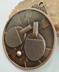 Médaille d'or pour tennis de table, souvenir, développement de la Communication, personnalisation, Sports scolaires, jeux anciens 