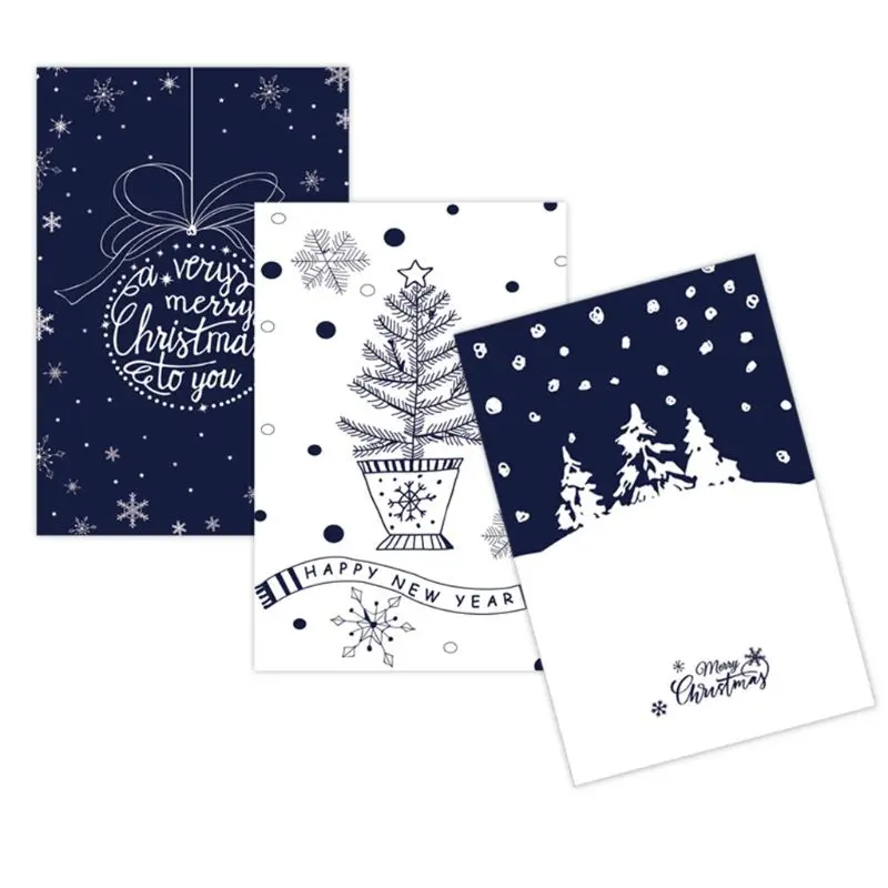 

36-Pack Merry Christmas Greeting Cards Bulk Box Set Xmas Greeting Cards 4x6in