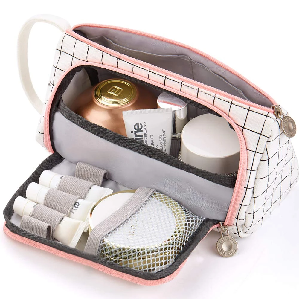 

Large Capacity Double Layer Pencil Pen Case Bag Pouch Holder For School Office Pencil Case Multi-function Makeup Storage Bag