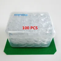 100 Pcs Plastic Bobbins for Singer 66K 99K 185K 201K 274K 275K 285K Sewing Machines – Durable Replacement Bobbin Set