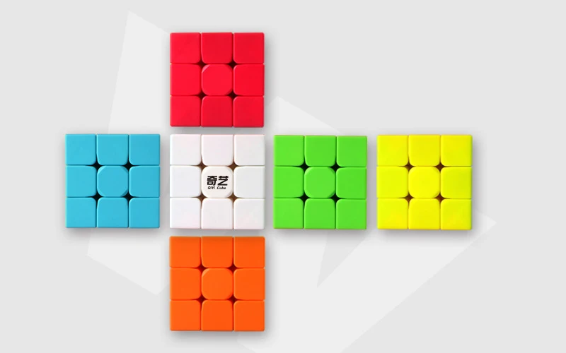Wdyzd 3x3x3 Магический кубик Профессиональный 5,7 см красочные и гладкость без наклеек головоломки игрушки для детей взрослых в скоростной гонке