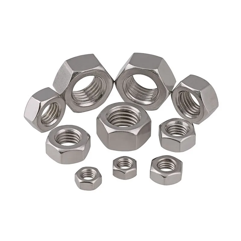 Free Shipping 100pcs/Lot Metric Thread DIN934 M2.5 304 Stainless Steel Hex Nut Hexagonal Nut Screw Nut A2-70 DT2