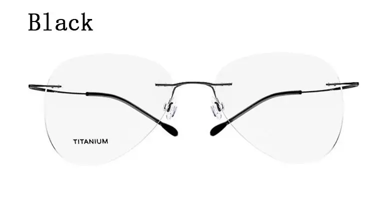 Очки для чтения с большой оправой из титана, сверхлегкие очки для мужчин и женщин без оправы, очки для пресбиопии+ 1+ 1,25+ 1,75 до+ 4 L3 - Цвет оправы: 2