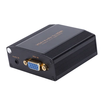 

MINI VGA To HDMI Converter with o VGA2HDMI 1080P Adapter for Projector PC Laptop